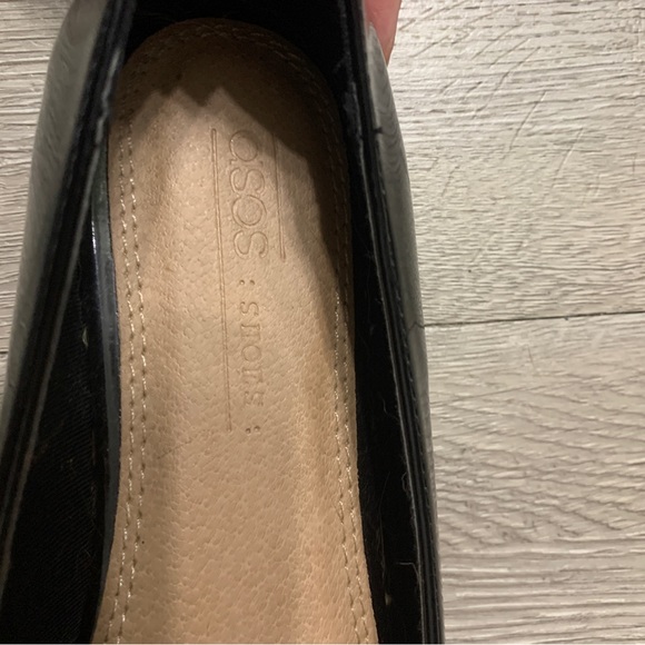 ASOS DESIGN Lake bow pointed ballet flats in black patent - Picture 3 of 4